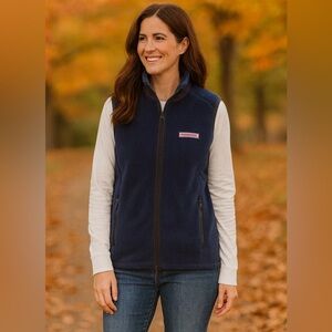 Vineyard Vines Fleece Vest Size XS